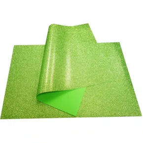 Cartolina EVA Glitter Verde Claro 40x60 Unidade Seller