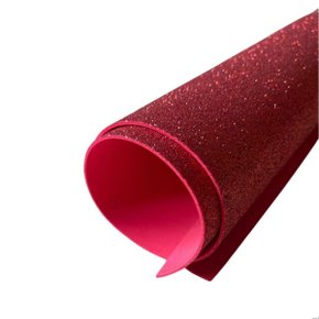 Cartolina EVA Glitter Vermelha 40x60 Unidade Seller