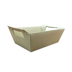 Cesta Papel Cartão Média Ouro Unidade Cromus