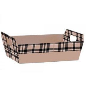 Cesta Papel Cartão Média Xadrez Gales Xingo