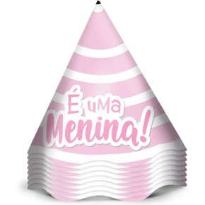 Chapéu Chá de Bebê Menina Regina C/ 12 Unidades