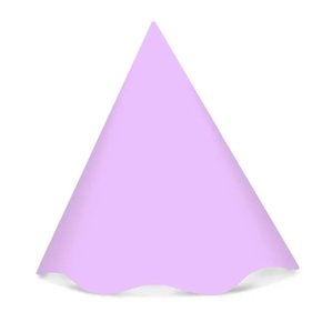 Chapéu De Aniversário Lilás 08un Kaixote