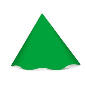 Chapéu De Aniversário Verde Escuro 08un Kaixote