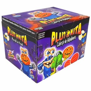 Chiclete Efervescente Cabeça De Abóbora 40 Unidades Plutonita Arcor