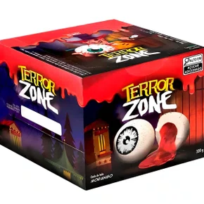 Chiclete Terror Zone Olho Morango 8g 40 Unidades Sukest