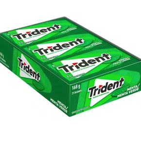 Chiclete Trident Menta 8g 21 Unidades Mondeléz