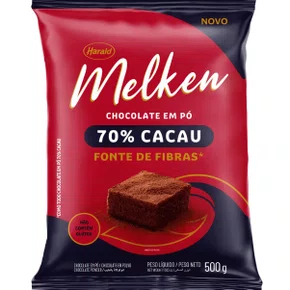 Chocolate Em Pó 70% Cacau 500g Melken Harald