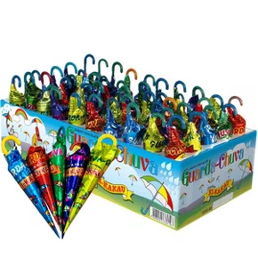 Chocolate Guarda-Chuva Ao Leite 7,15g Caixa 50 Unidades KI-KAKAU