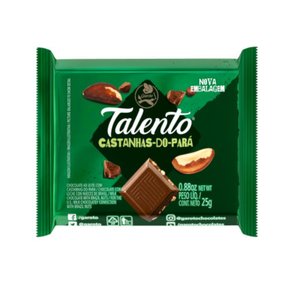 Chocolate Mini Talento Ao Leite com Castanha-do-Pará 25g 15 Unidades Garoto