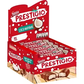 Chocolate Prestígio Ao Leite 33g Caixa 30 Unidades Nestlé