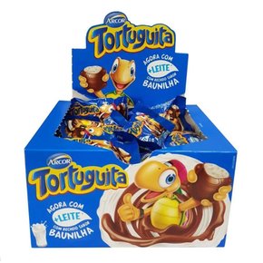 Chocolate Tortuguita Baunilha 15,5g Caixa 24 Unidades Arcor