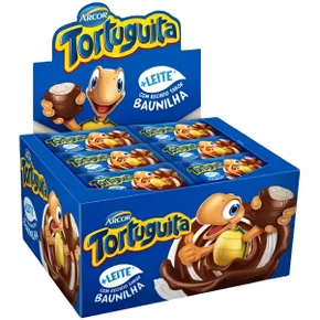 Chocolate Tortuguita Baunilha 15,5g Caixa 24 Unidades Arcor