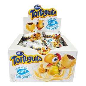 Chocolate Tortuguita Branca 15,5g Caixa 24 Unidades Arcor