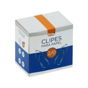 Clips Galvanizados 2/0 Com 500g BRW