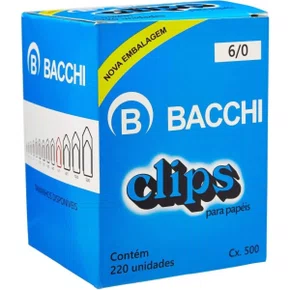 Clips N. 6/0 C/ 500g 220un Bacchi