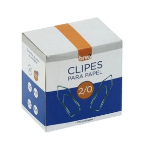 Clips N° 2/0 BRW Pacote com 100 Unidades