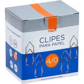 Clips N° 4/0 BRW Caixa com 500g