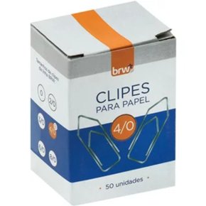 Clips N° 4/0 BRW Pacote com 50 Unidades