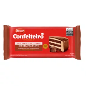 Cobertura Chocolate Confeiteiro Ao Leite 500g Harald