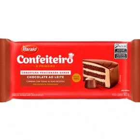 Cobertura Chocolate Confeiteiro Ao Leite 500g Harald