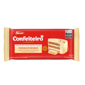 Cobertura Chocolate Confeiteiro Branco 500g Harald