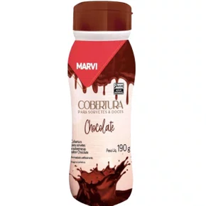 Cobertura para Sorvete de Chocolate Marvi 190g