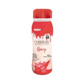 Cobertura para Sorvete de Morango Selecta 190g