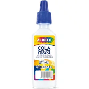 Cola Para E.V.A. e Isopor Líquida 35g Acrilex