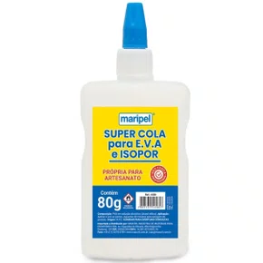 Cola Para EVA e Isopor 80g Maripel