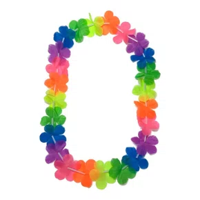 Colar Havaiano Tecido Colorido Unidade