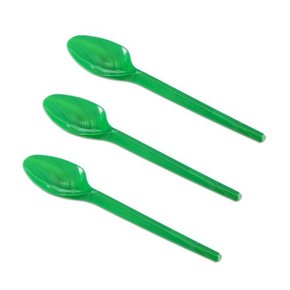 Colher de Sobremesa Verde C/50 Unidades Prafesta