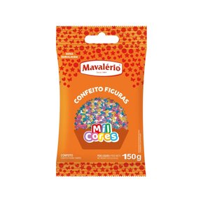 Confeito Figura Borboletas 150g Mil Cores Mavalério
