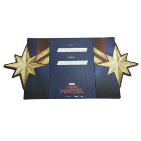 Convite Aniversário Capitã Marvel Regina