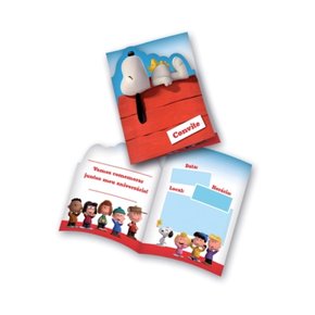 Convite Aniversario Festcolor Snoopy C/ 8 Un