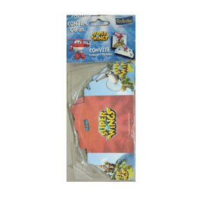 Convite Aniversário Super Wings Festcolor