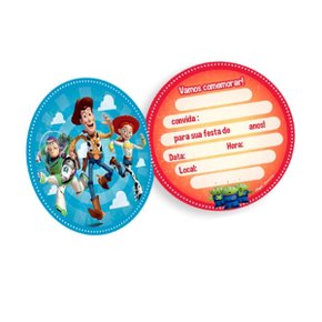 Convite Aniversário Toy Story 4 Regina