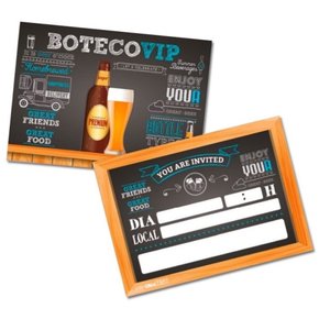 Convite Aniversario Ultrafest Boteco Vip C/ 8 Un R4389.01