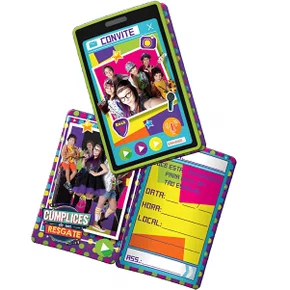Convite Cumplices De Um Resgate com 8 Unidades Festcolor