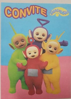Convite Inaja Teletubbies C/ 10 Un