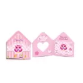Convite Mãe Coruja Junco Rosa C 05 C/ 8un