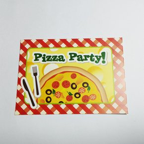 Convite Pizza Party C/08 Unidades UltraFest