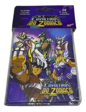 Convite Regina Cavaleiros Do Zodíaco c/08u