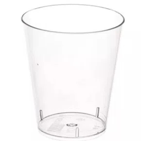 Copo Acrílico 25ml Cristal com 10 Unidades Massari