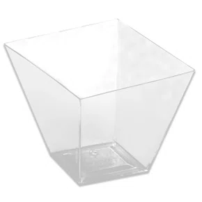 Copo Acrílico Mini 40ml 10un Quadratto Prafesta