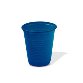 Copo Descartável 200ml Azul 25 Unidades Kaixote