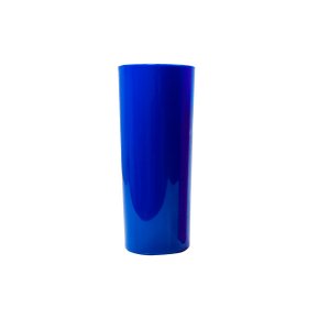 Copo Long Drink Azul Royal Translucido Unidade 350ml Massari