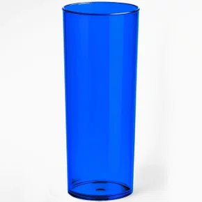 Copo Long Drink Azul Translucido Unidade 350ml Massari