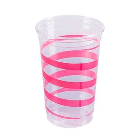 Copo Mania 300ml Rosa 30 Un PraFesta