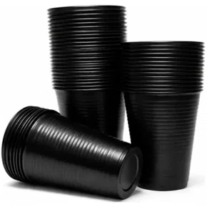 Copo Preto Forfest 200ml c/ 50un