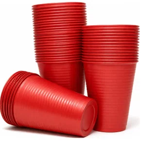 Copo Vermelho 200ml com 50 Unidades Forfest